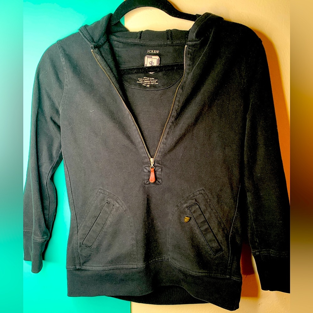 J. Crew XS “Rugby” Zip Pullover